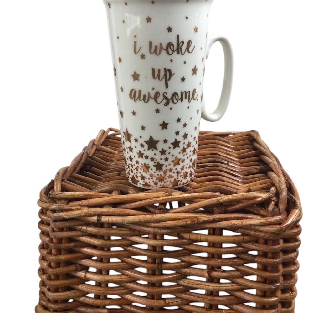 I woke up awesome coffee mug